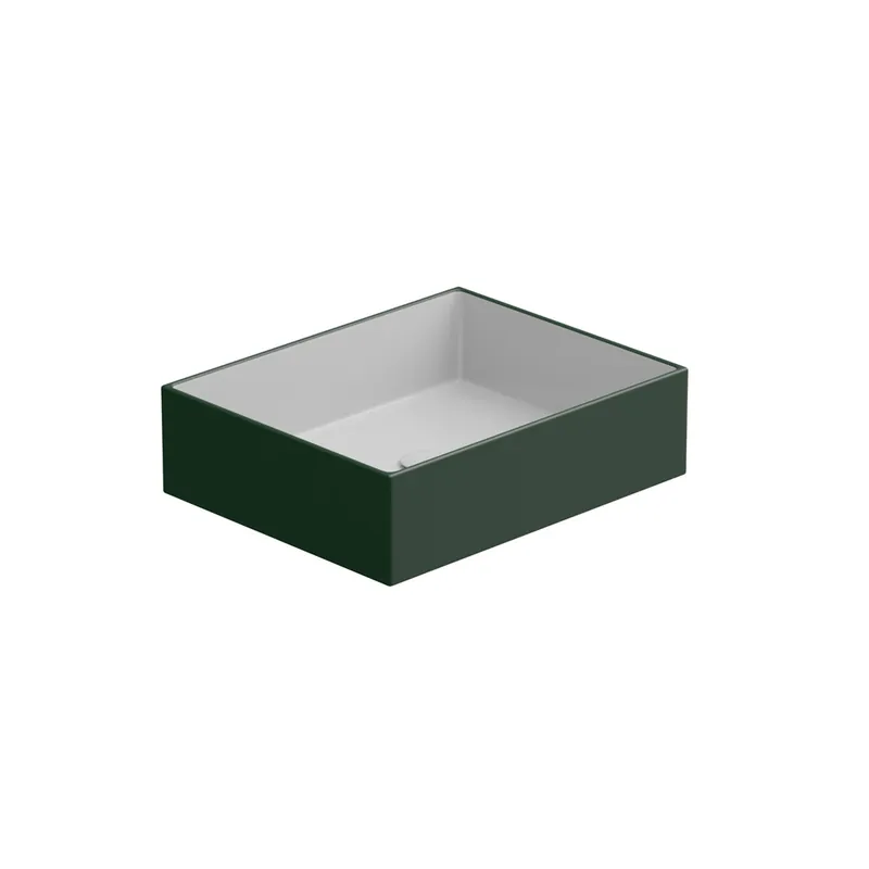 Umyvadlo na desku Zenith FS 50 keramické, dvoubarevné, 50x40 cm, ZELAVFS50BI000036 Koopje