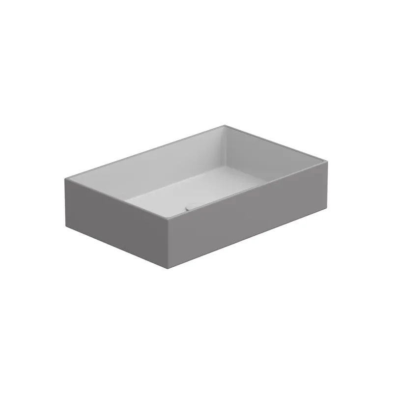 Umyvadlo na desku Zenith FS 60 keramické, dvoubarevné, 60x40 cm, ZELAVFS60BI000038 Lage Prijs