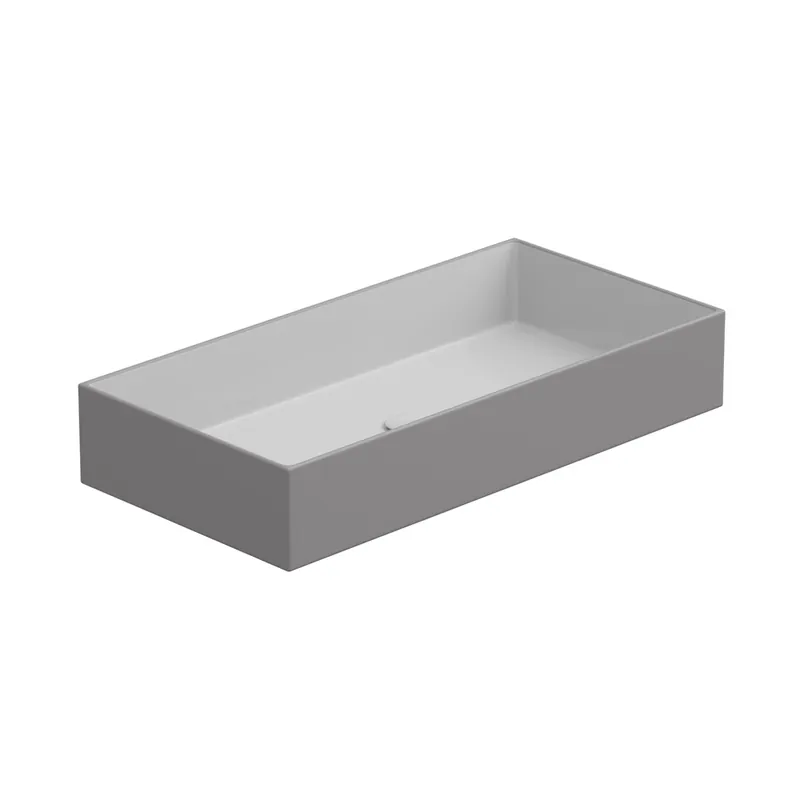 Alleen Vandaag Umyvadlo na desku Zenith FS 80 keramické, dvoubarevný, 80x40 cm, ZELAVFS80BI000038