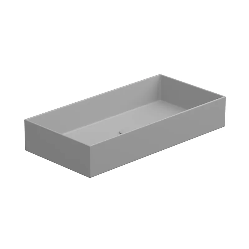 Umyvadlo na desku Zenith FS 80 keramické, perla matné, 80x40 cm, ZELAVFS80033 Uitverkoop