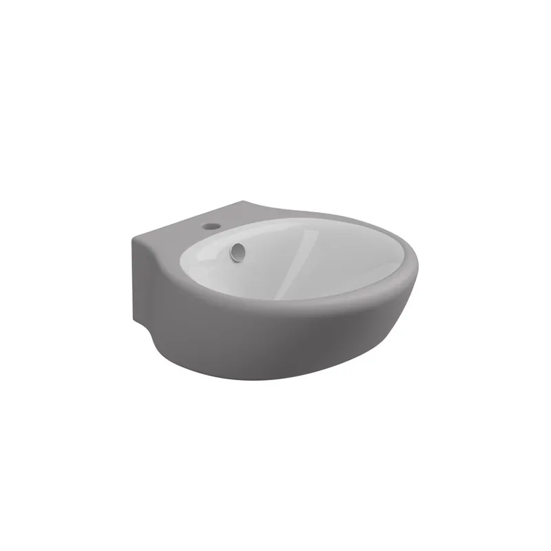 Hoge Kwaliteit Umyvadlo Touch, keramické, dvoubarevné, 47x49,5 cm, TOLAV47BI000038