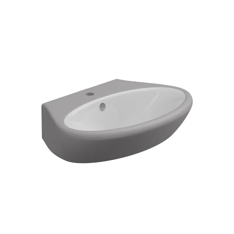 Umyvadlo Touch, keramické, dvoubarevné, 70x49,5 cm, TOLAV70BI000038 Must-Have