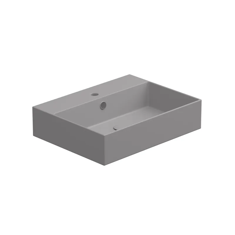 Dagaanbieding Umyvadlo Zenith BW 60 hranaté, keramické, fumo matné, 60x46 cm, ZELAVBW60038