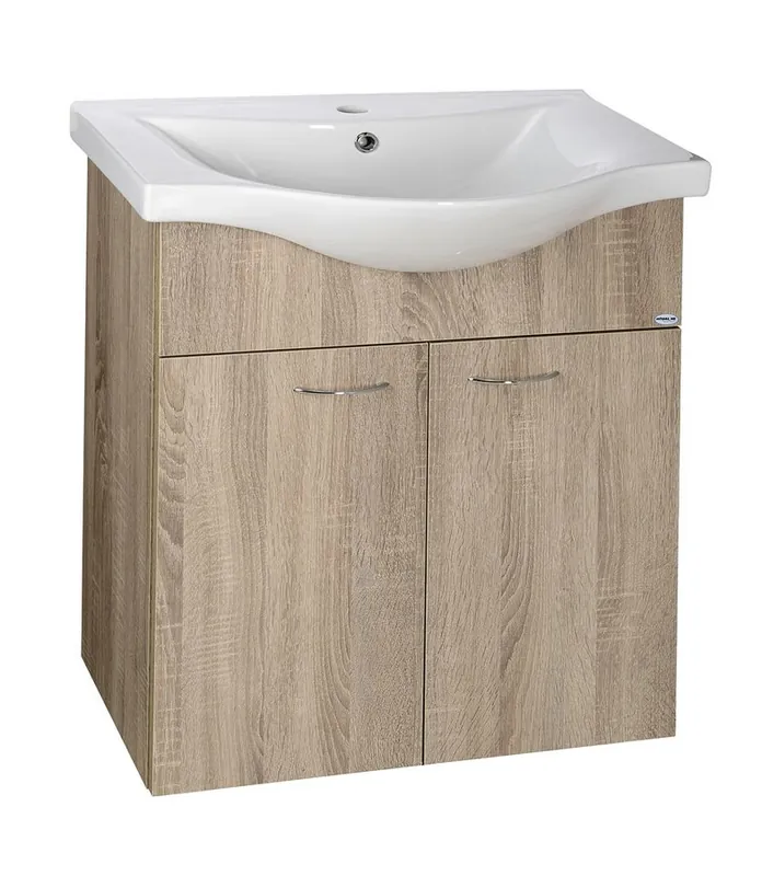 umyvadlová skříňka KERAMIA FRESH 60x74x33,7cm,dub platin Betaalbaar