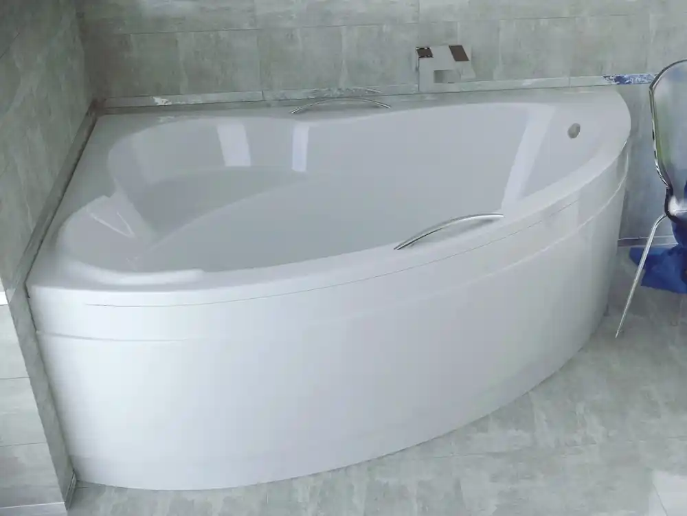 Vana ADA 160x100x46,5 cm asymetrická rohová levá s nožičkami bílá VANADA160L+OLVPINOZ Express Levering