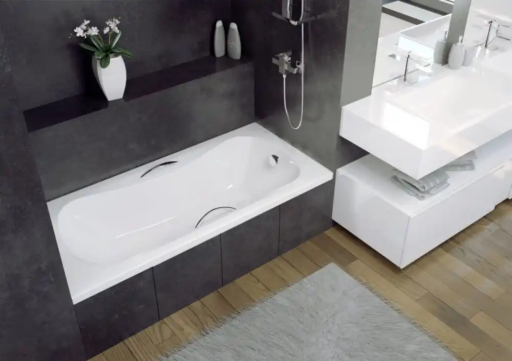 Vana ARIA PROSAFE 150x70x34 cm obdélníková univerzální s nožičkami bílá VANARIA150PROS+OLVPINOZ Hoge Kwaliteit