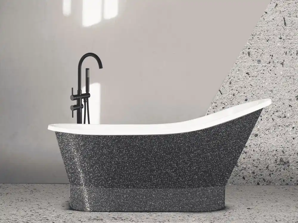 Exclusieve Aanbieding Vana GLORIA Glam 160x70 cm volně stojící grafitová VANPAO16GLAM03