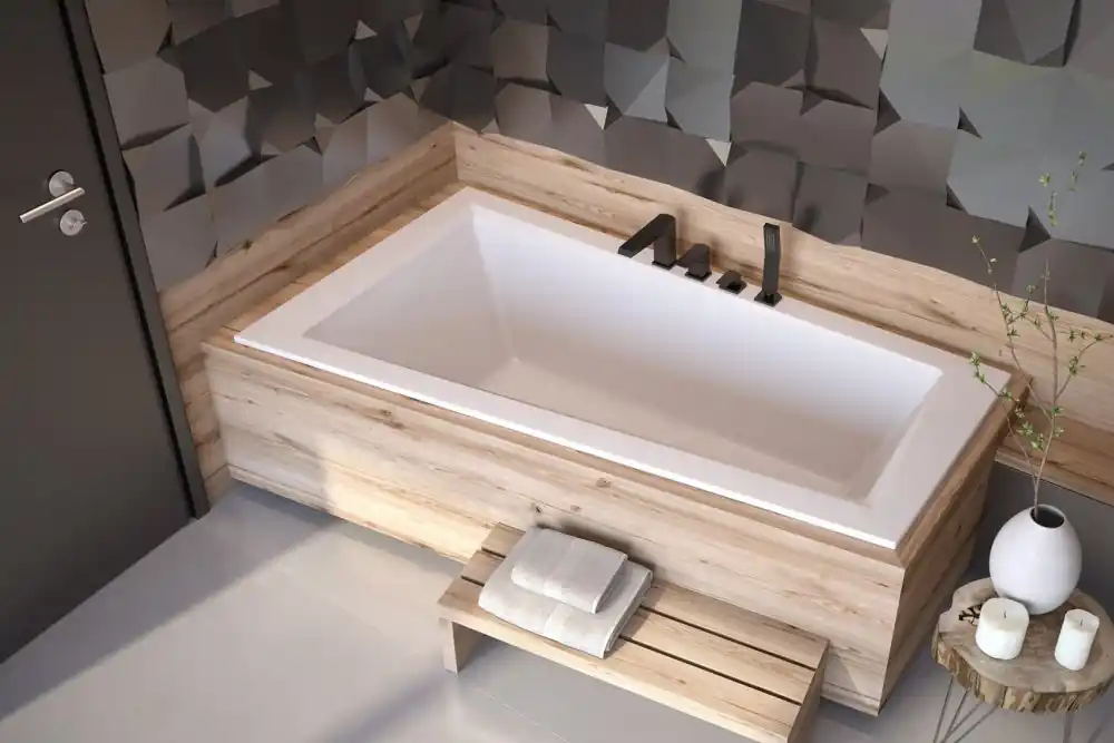 Vana INTIMA SLIM 150x85x41,5 cm asymetrická levá bez nožiček bílá VANINTI15SLIML Meest Verkocht