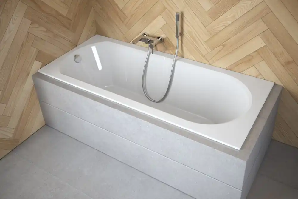 Fabrieksprijs Vana INTRICA SLIM 170x75x41 cm obdélníková univerzální s nožičkami bílá VANINTRICA170SL+OLVPINOZ