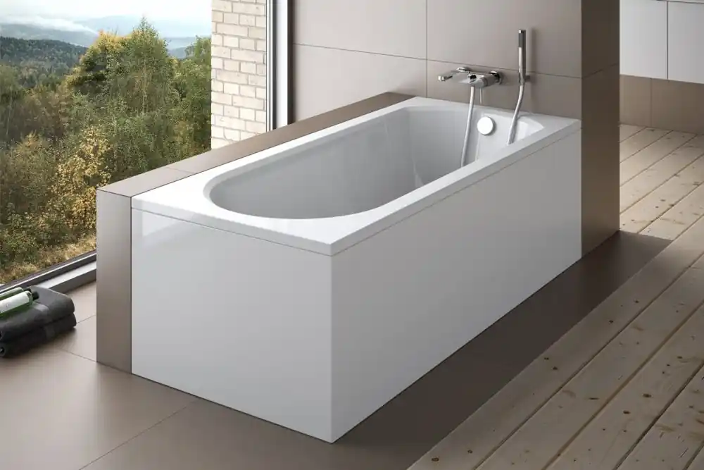 Koop Online Vana INTRICA 170x75x41 cm obdélníková univerzální bez nožiček bílá VANINTRICA170
