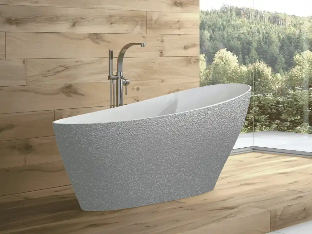 Goedkoop Vana KEYA Glam 165x70x56 cm volně stojící stříbrná VANSAP16GLAM02
