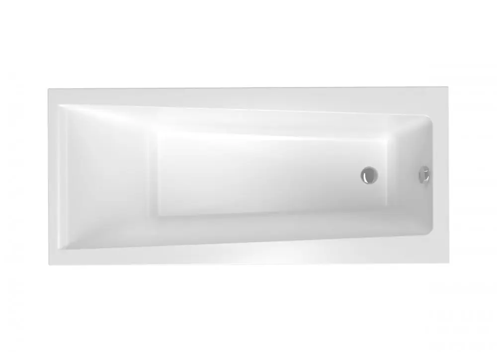 Uitverkoop Vana obdelníková Idea Plus, 160x75cm, bílá, ID1600PLUS