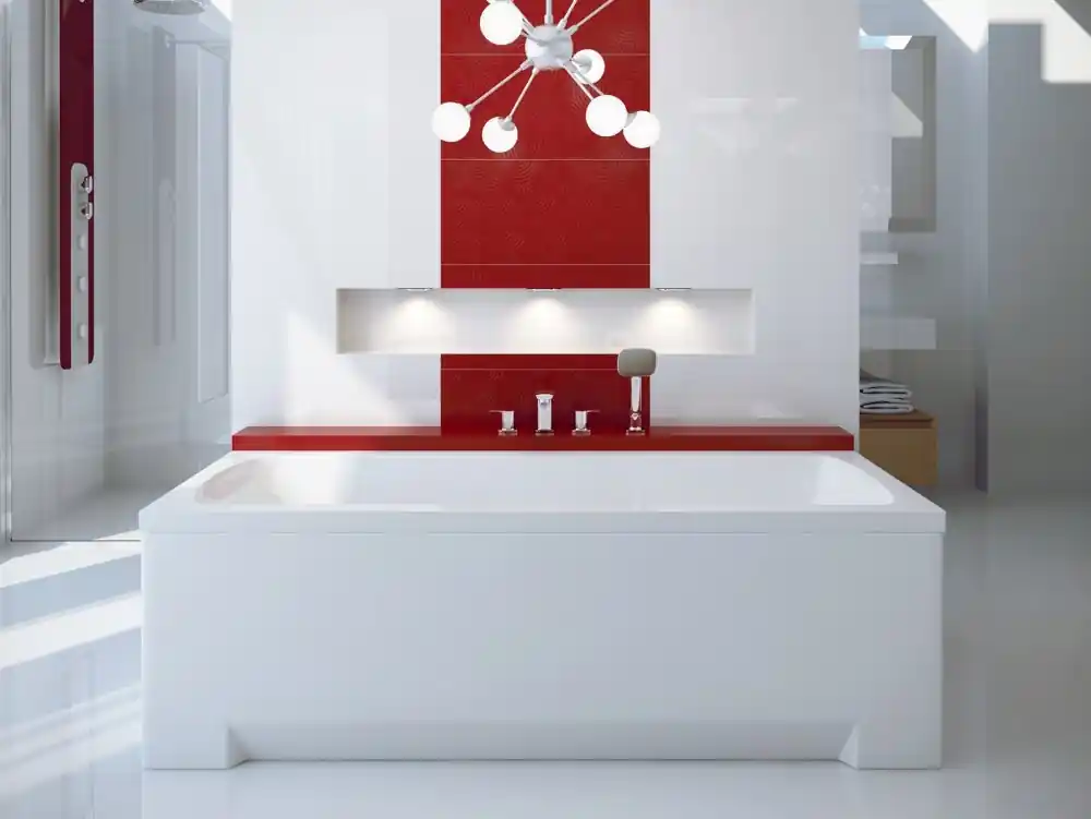 Beperkt Aanbod Vana OPTIMA 150x70x42 cm obdélníková univerzální bez nožiček bílá VANOPT15