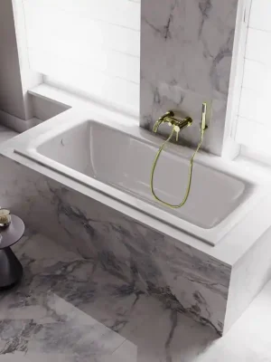 Certifikovaný Vana TALIA SLIM 150x70x42,5 cm obdélníková univerzální s nožičkami bílá VANTAL15SLIM+OLVPINOZ