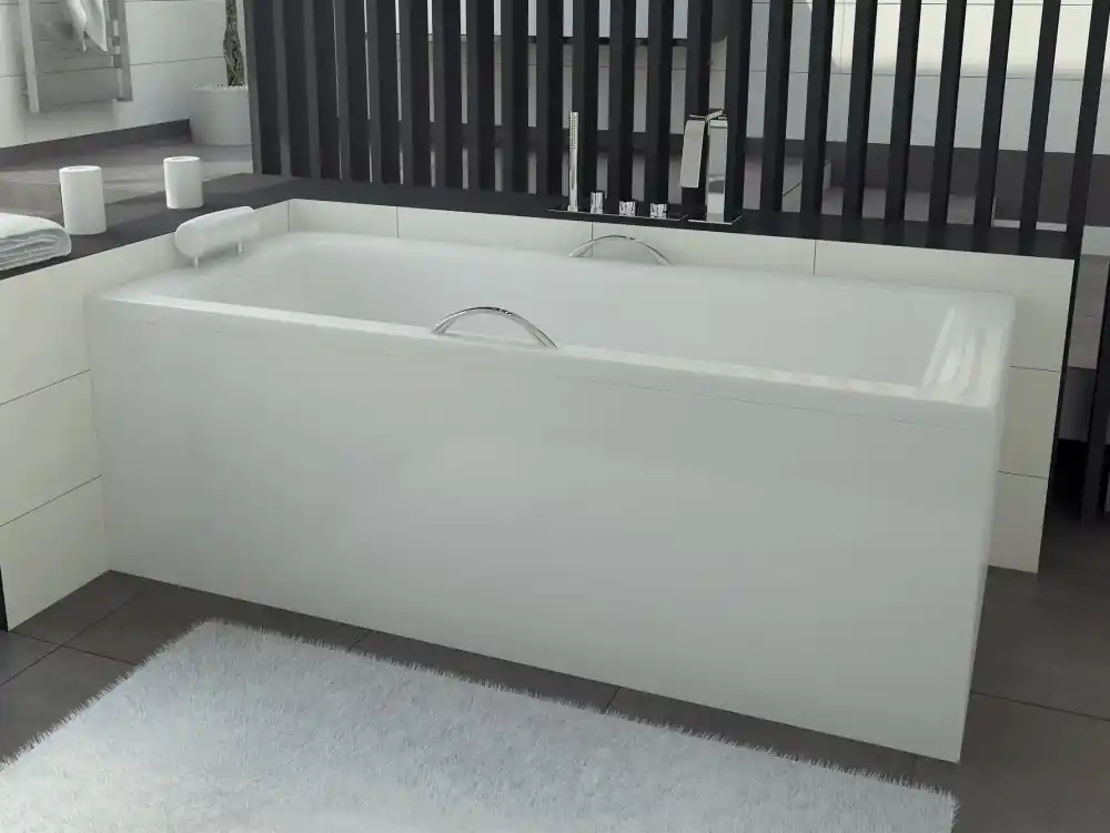 Merkproduct Vana TALIA 130x70x42 cm obdélníková univerzální bez nožiček bílá VANTAL13