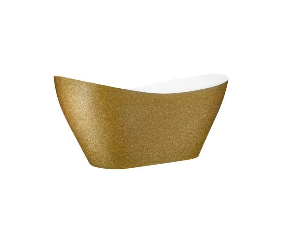 Vana VIYA Glam 160x70 cm volně stojící zlatá VANAND16GLAM01 Direct Beschikbaar