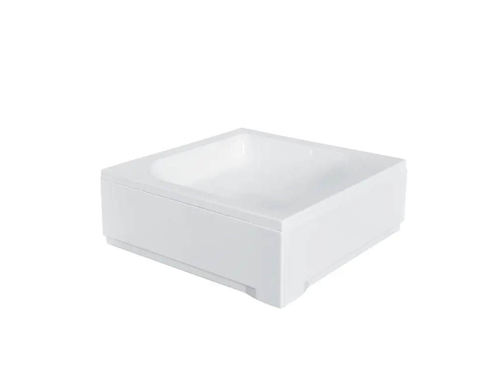 Speciale Aanbieding Vanička ARES sprchová 80x80x16,5 cm čtvercová sanitární akrylát bílá včetně nožiček VANKARES80