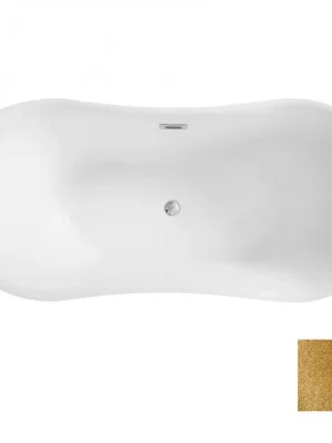 Weekendaanbieding Volně stojící vana AMBER Glam - zlatá,VANAMBER170ZG1