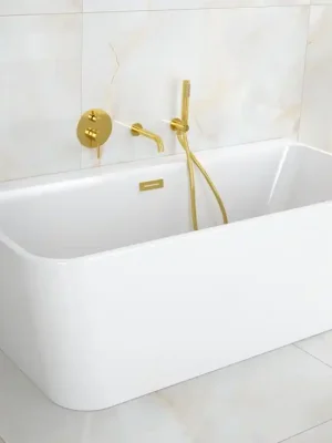Certifikovaný Vana VARYA 150x75 cm volně stojící symetrická univerzální bílá sifon bílý VANVARYA150W