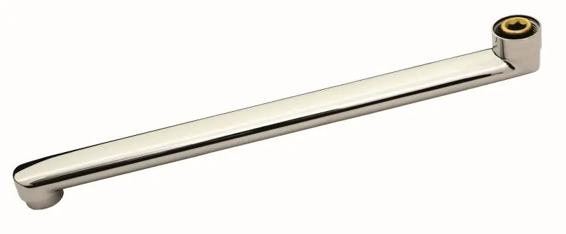 Ramínko SPOUT C výtokové rovné 40 cm chrom OLBA633009 Tijdelijk Beschikbaar