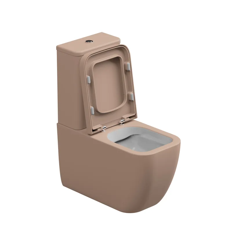 WC kombi Brio, rimless, dvoubarevné, včetně sedátka, BRSETMBLBI000032 Favoriet
