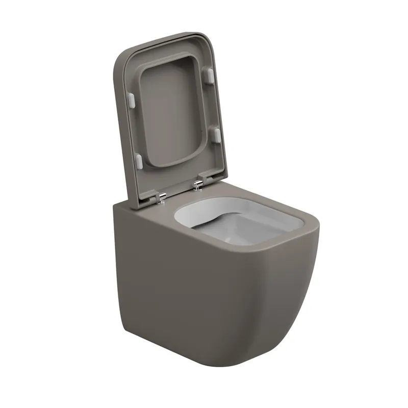 Hete Deal WC mísa stojící Brio, rimless, keramická, dvoubarevná, BRWC01BI000030FI