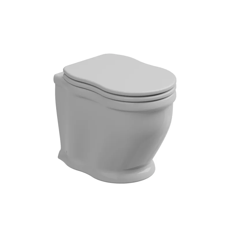 Premium WC mísa stojící Time, rimless, keramická, bílá lesklá, TIWC01000FI
