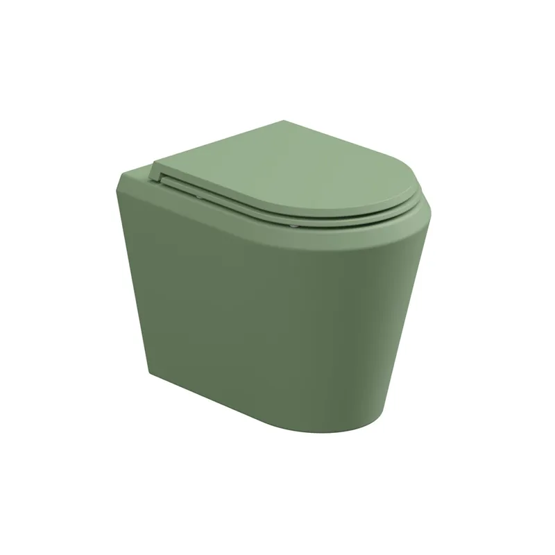 Meest Verkocht WC mísa stojící Cruise, rimless, keramická, salvia matná, CRWC01031FI