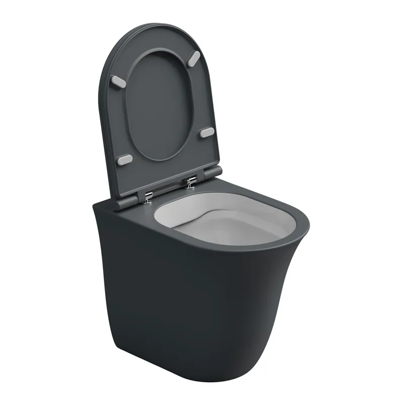 WC mísa stojící Flut, rimless, keramická, dvoubarevná, FLWC01BI000028FI Nieuw