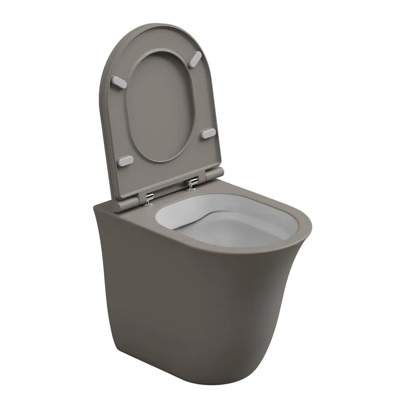 WC mísa stojící Flut, rimless, keramická, dvoubarevná, FLWC01BI000030FI Gecertificeerd
