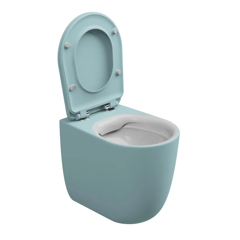 WC mísa stojící Hit, rimless, keramická, dvoubarevná, HIWC01BI000037FI Koop Online