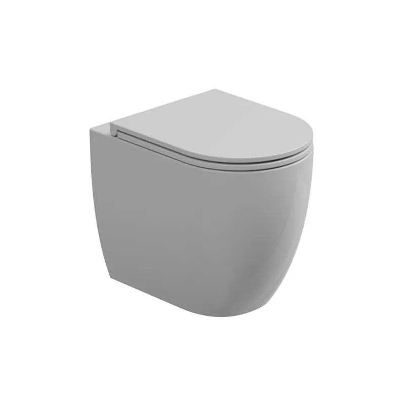 Dagaanbieding WC mísa stojící Like, rimless, keramická, bílá lesklá, LKWC01000FI
