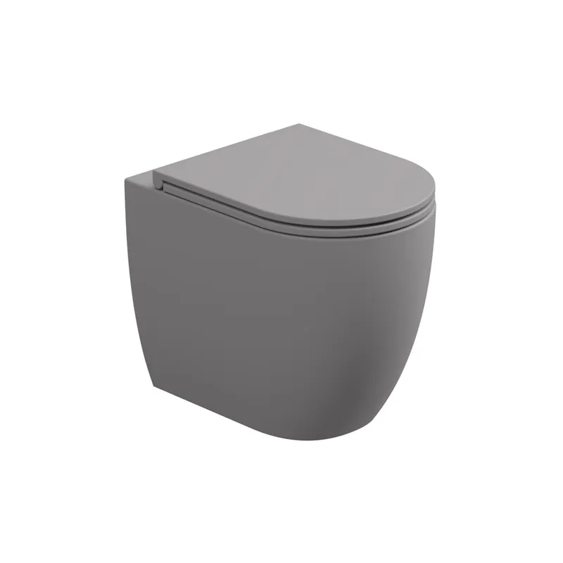 Rechtstreeks Van De Fabrikant WC mísa stojící Like, rimless, keramická, fumo matná, LKWC01038FI