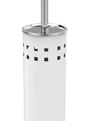 WC štětka SIMPLE LINE 04002W válcová s otvory, bílá Actieprijs
