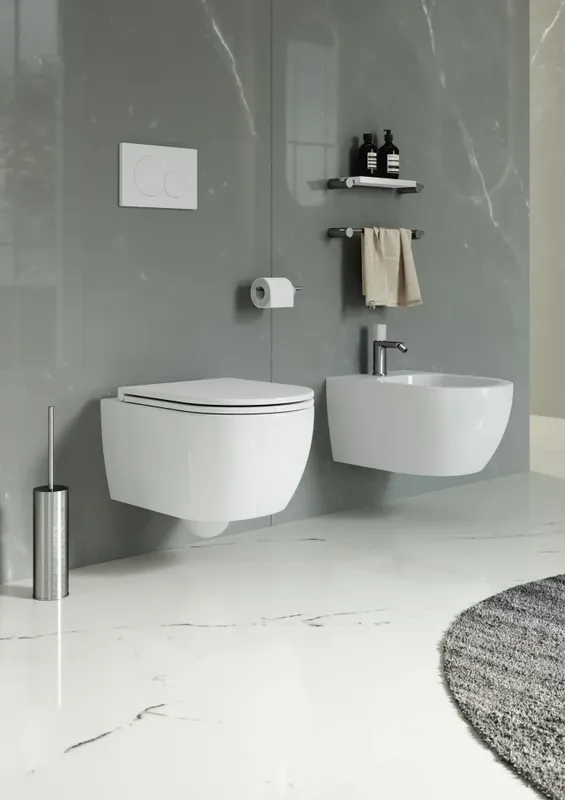 Seizoensaanbieding WC závěsné Like, rimless, smeraldo matné, zadní odpad, LKWCSO036FI