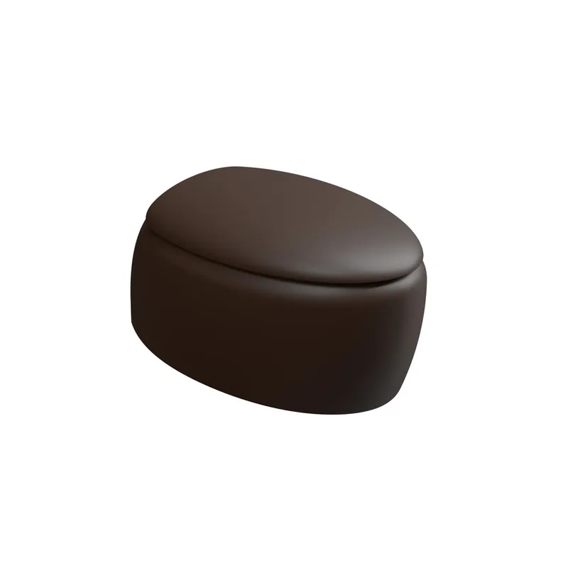 Merkproduct WC závěsné Touch, keramické, cacao matné, rimless, TOWCSOSC035FI