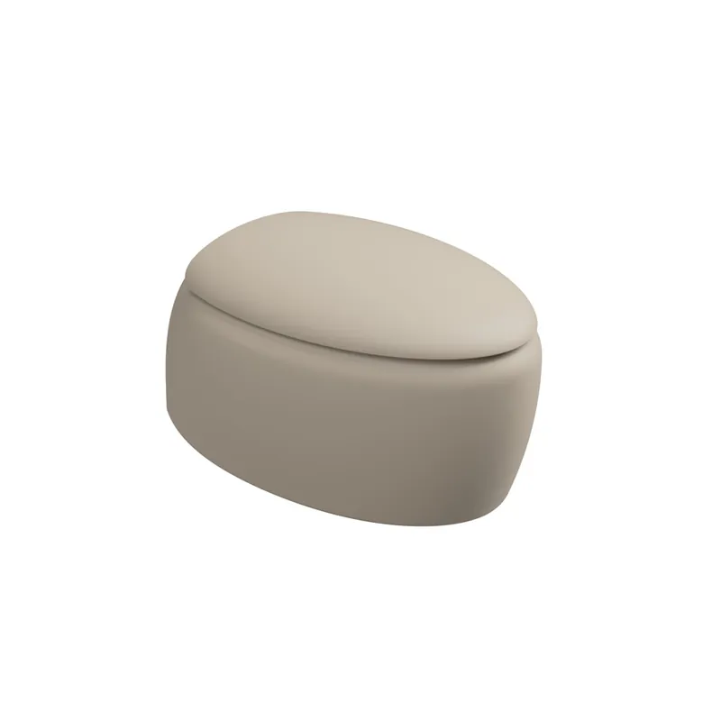 Gratis Retour WC závěsné Touch, keramické, sabbia matné, rimless, TOWCSOSC034FI