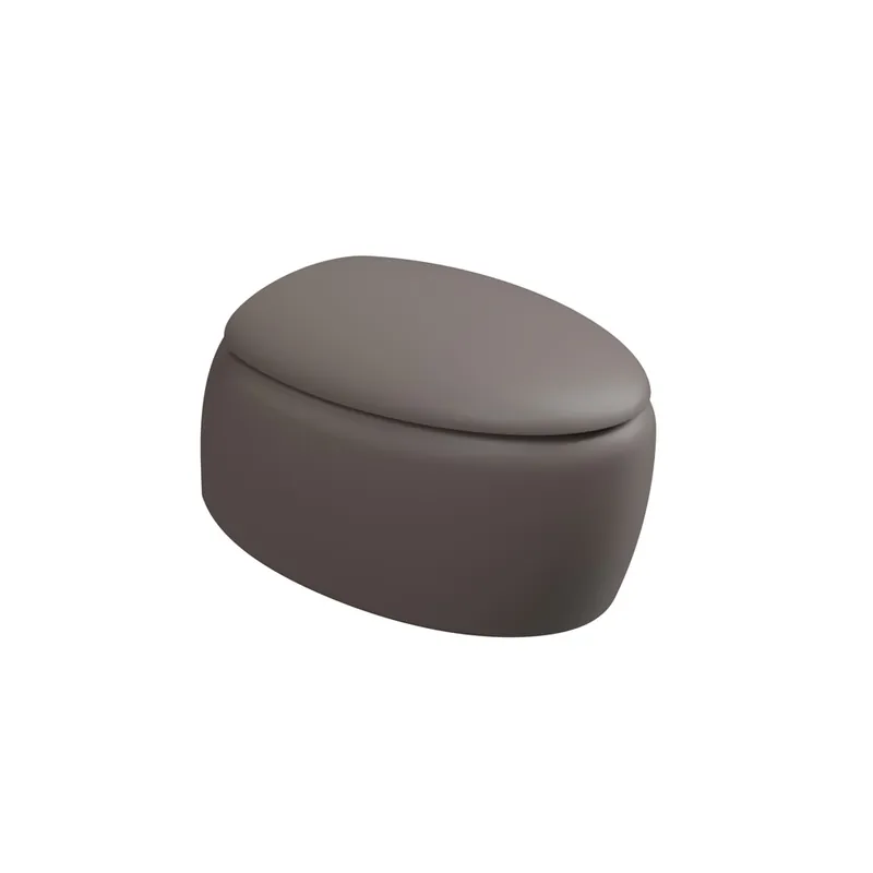 WC závěsné Touch, keramické, tortora matné, rimless, TOWCSOSC029FI Must-Have