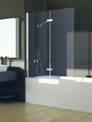 Zástěna LUMIX vanová 100x145 cm chrom čirá BCLUM10CC Gereduceerde Prijs