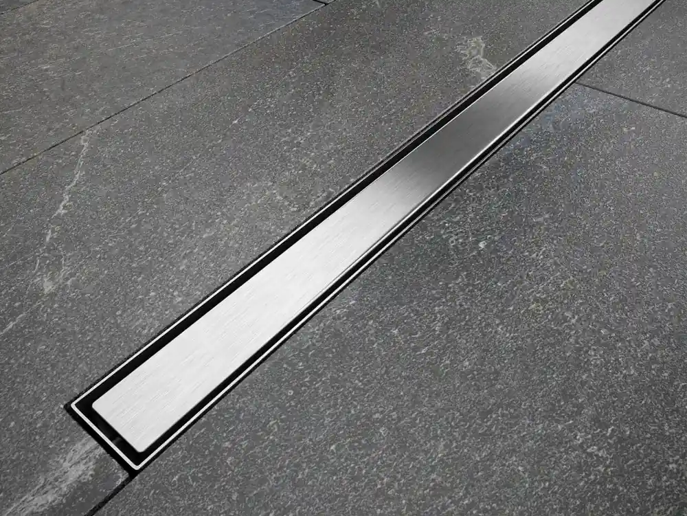 Gereduceerde Prijs Žlab VIRGO SLIM odtokový 90x3x7,5-11,5 cm chrom ZLOL90VS